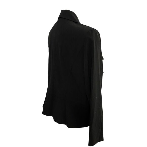 Courtenay Blazer Womens 16 Black Basic Jacket Ruffle Work Office Capsule - Picture 5 of 14